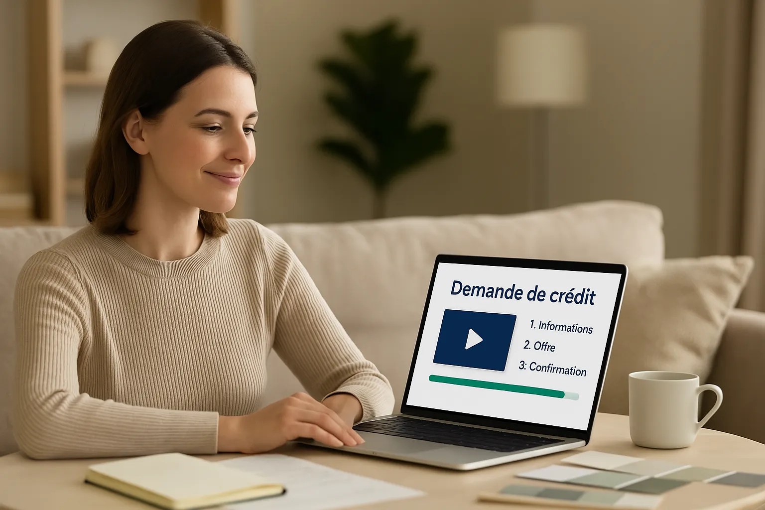 Aperçu vidéo du processus de demande de crédit
